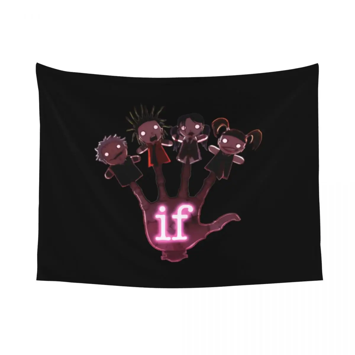 Custom If Msi Mindless Hip Hop Rock Self Indulgence Tapestries for Table Cloth Electro Hippie Wall Hanging Tapestry Home Decor