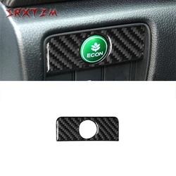 For Honda Accord 2013 2014 2015 2016 2017 ECON Button Real Carbon Fiber Panel Cover Anti-corrosion Sticker