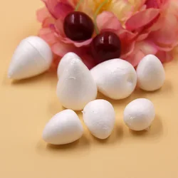 20PCS DIY White Drop Flower Stamen Modelling Polystyrene Styrofoam Foam Craft Ball For Christmas Party Decoration Gifts Supplies