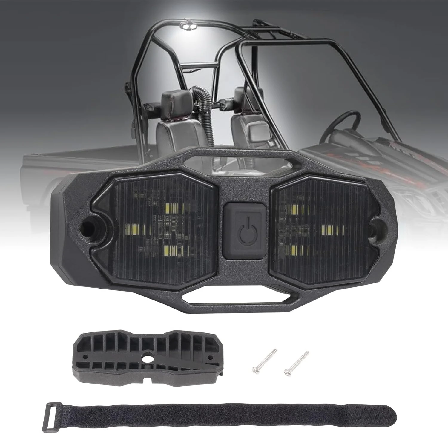 

UTV Dome Light For 2017-2025 Can Am Maverick X3 Max Universal Roll Bar Mount Interior Light Utility Cab Lighting Trunk Truck RZR
