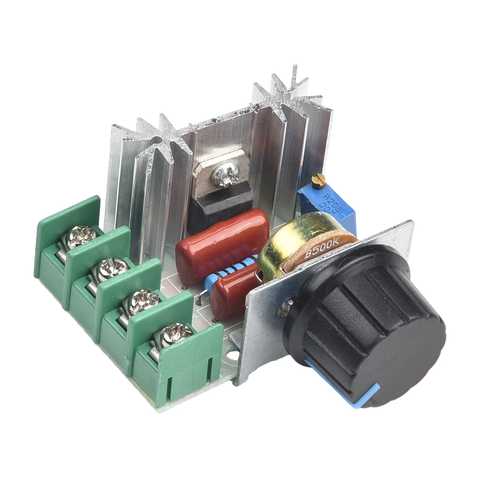 Dimmable Voltage Controller 2000W for Electric Furnace Water Heater Lamp Iron and Small Motor Applications 50V-220V AC