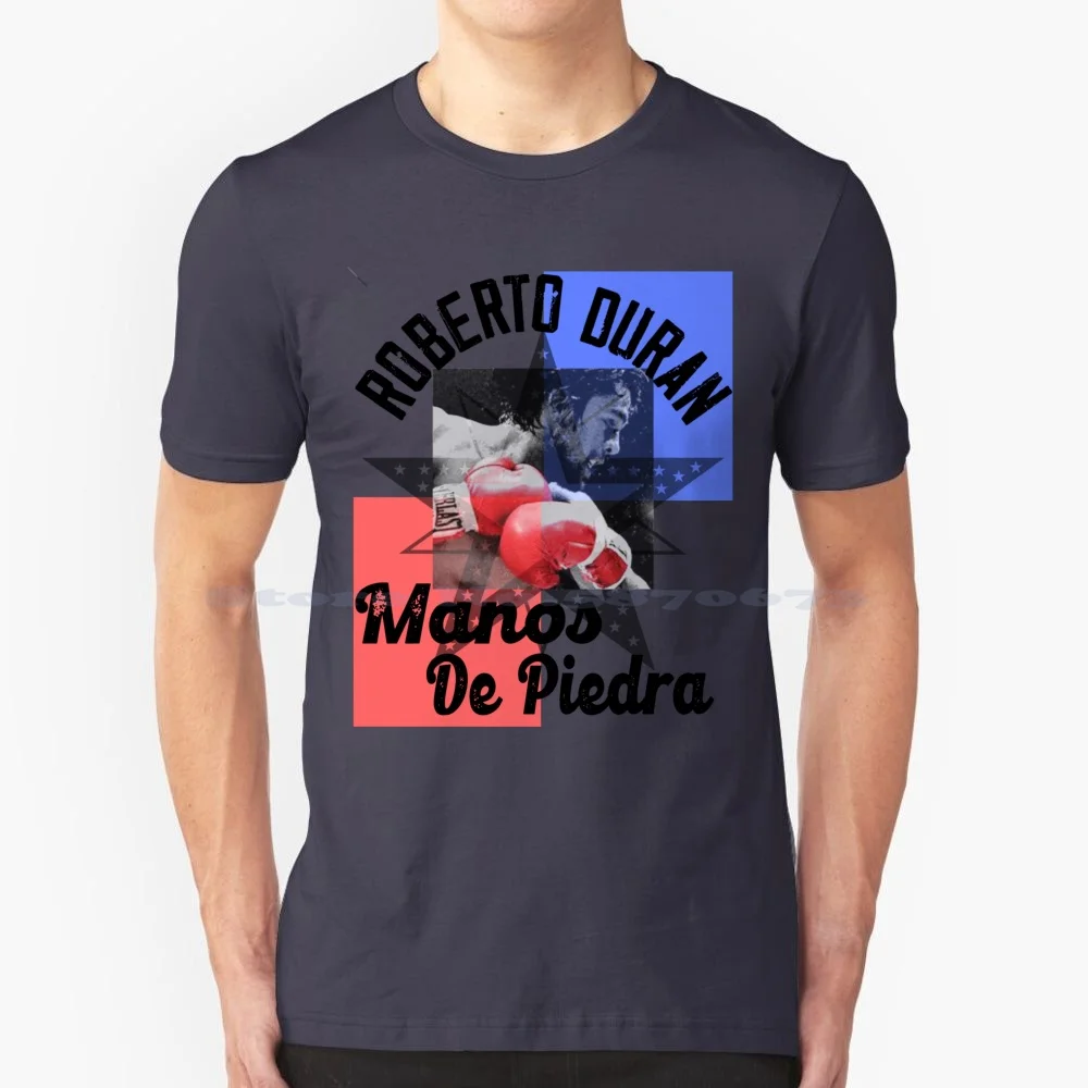 Roberto Duran Manos De Piedra T Shirt 100% Cotton Tee Roberto Duran Graphifyart