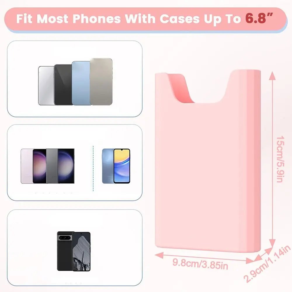 Fashion Silicone Storage Pouch Soft Reusable Phone Insert Case Phone Holder for Bogg Bag for Bogg Bag Accessories