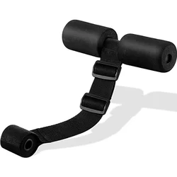 Adjustable Door Sit Up Bar for Abs Workout and Assisted Crunches Foot Holder Bar W/ Padded Gym Home Portable Fitness Equipment