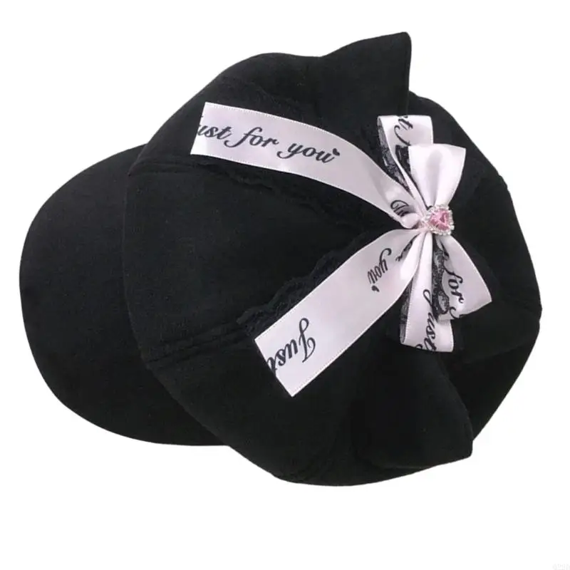 

Q22D 2000-е годы Берет с декором в виде банта, кепка с кошачьими ушками, популярная восьмиугольная шляпа, реквизит для костюма