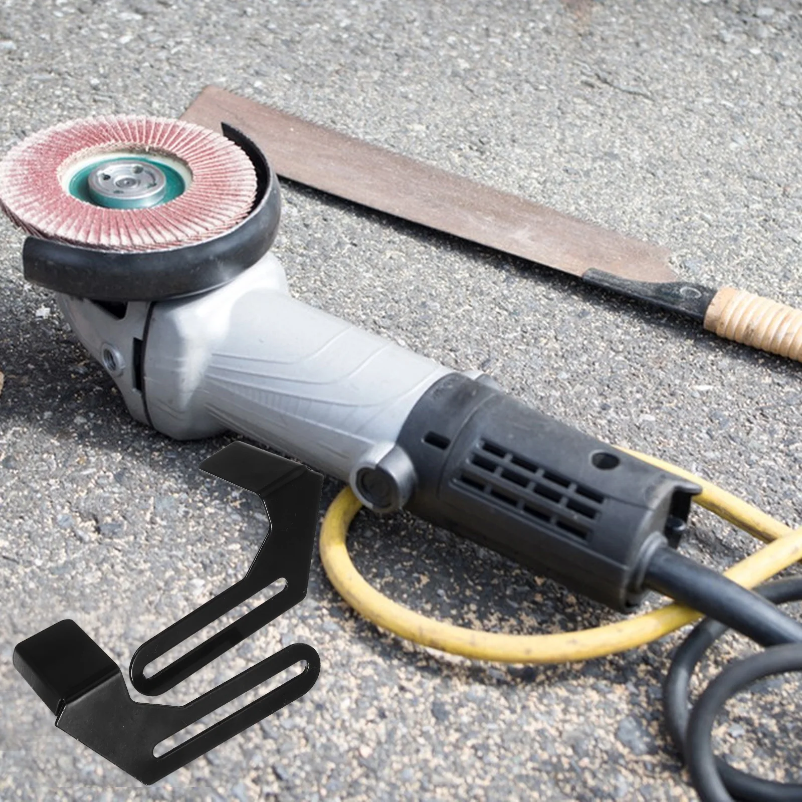 

1 Pair Bench Tool Rest Sturdy Metal Stand Angle Grinder Attachment Polisher Replacement Shield Durable Easy Installation