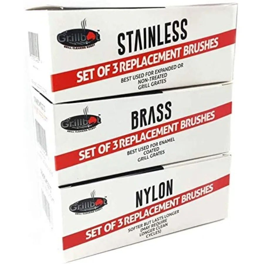 

Набор сменных щеток для автоматического робота-грильмейкера, 3 штуки в комплекте