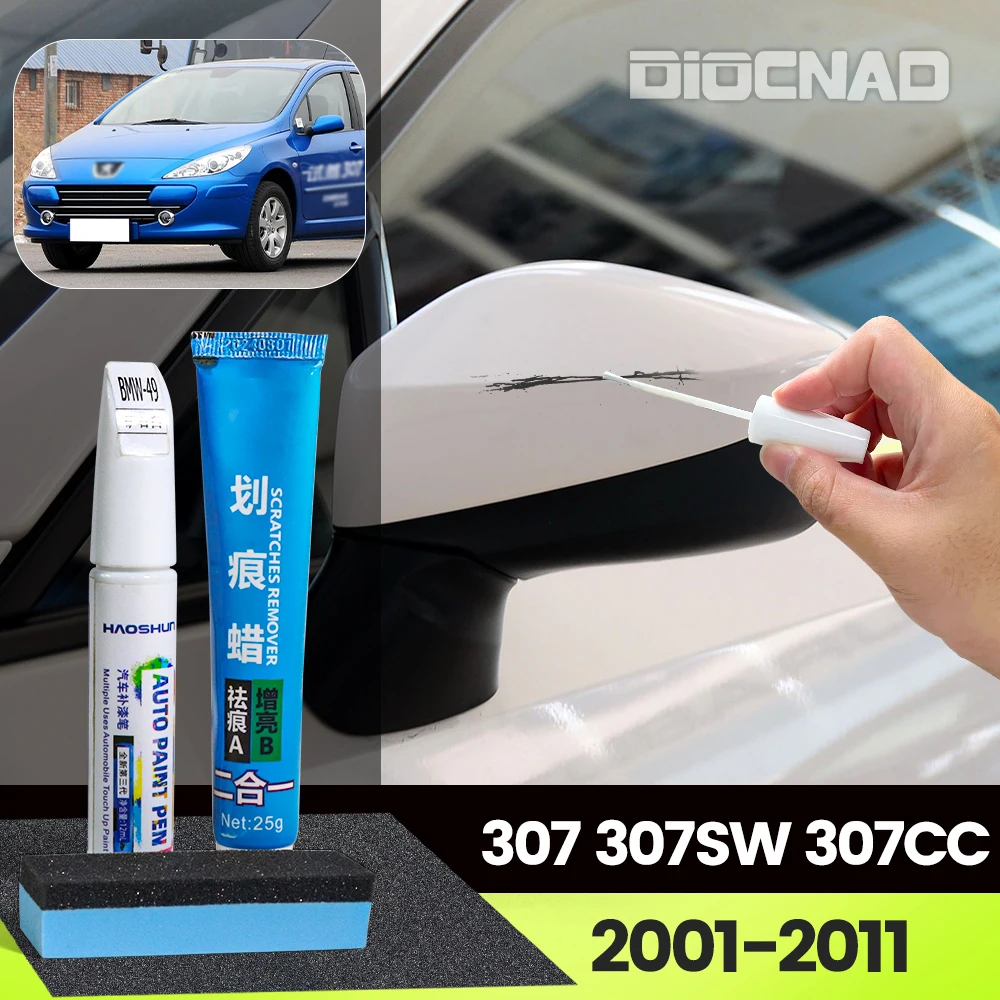 

Car Paint Repair Touch Up Paint Pen Scratch Repair Paint Care Scratch Remover For Peugeot 307 307SW 307CC 2001-2011 2010 2009