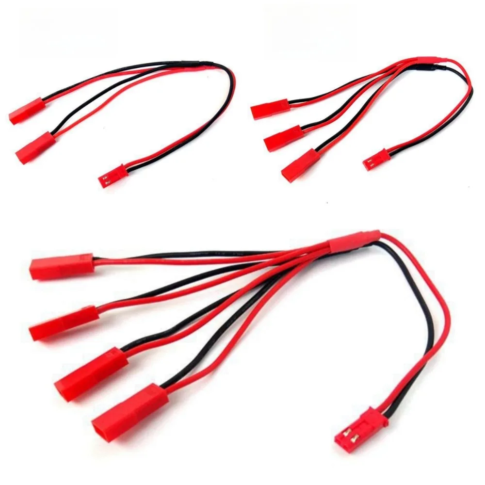 

New JST Power Supply External Wiring Three In One 10/20cm Battery External Cable Easy to Install Connection Plug RC Accessories