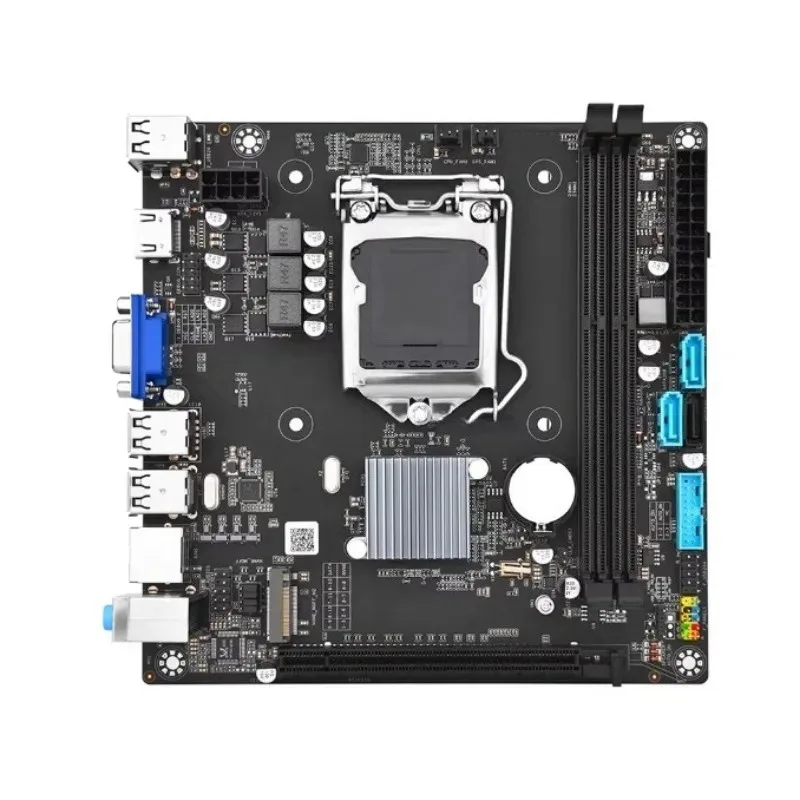 H81 Desktop Motherboard, LGA 1150 Socket, DDR3 RAM, Support 4th‑Gen I3 I5 CPU & M.2 SSD