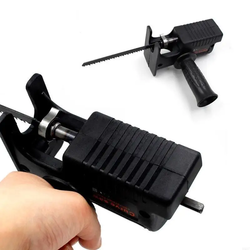 

H58C Electric Drill Converter Practical Electric Drill Modified Electric Saws with Sawblade Woodworking Cutting Utility Tool