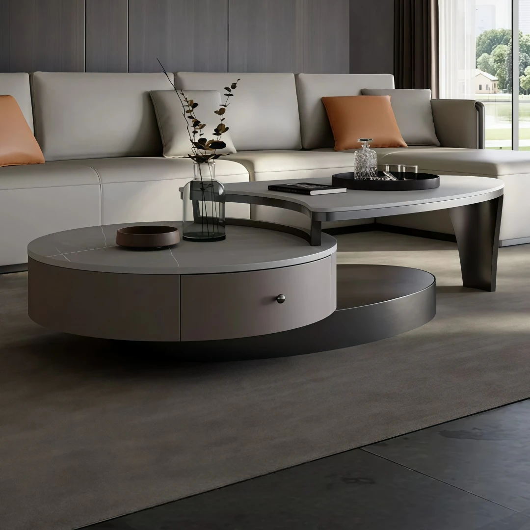 xx-2026 New Modern Minimalist Light Luxury Rock Slab Designer Creative Irregular Coffee Table for Living Room&