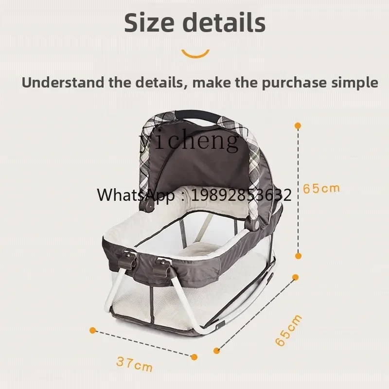 Infant Carrier Cradle Go Out Portable Newborn Sleeping Basket 0-3 Months Baby Bed In Bed