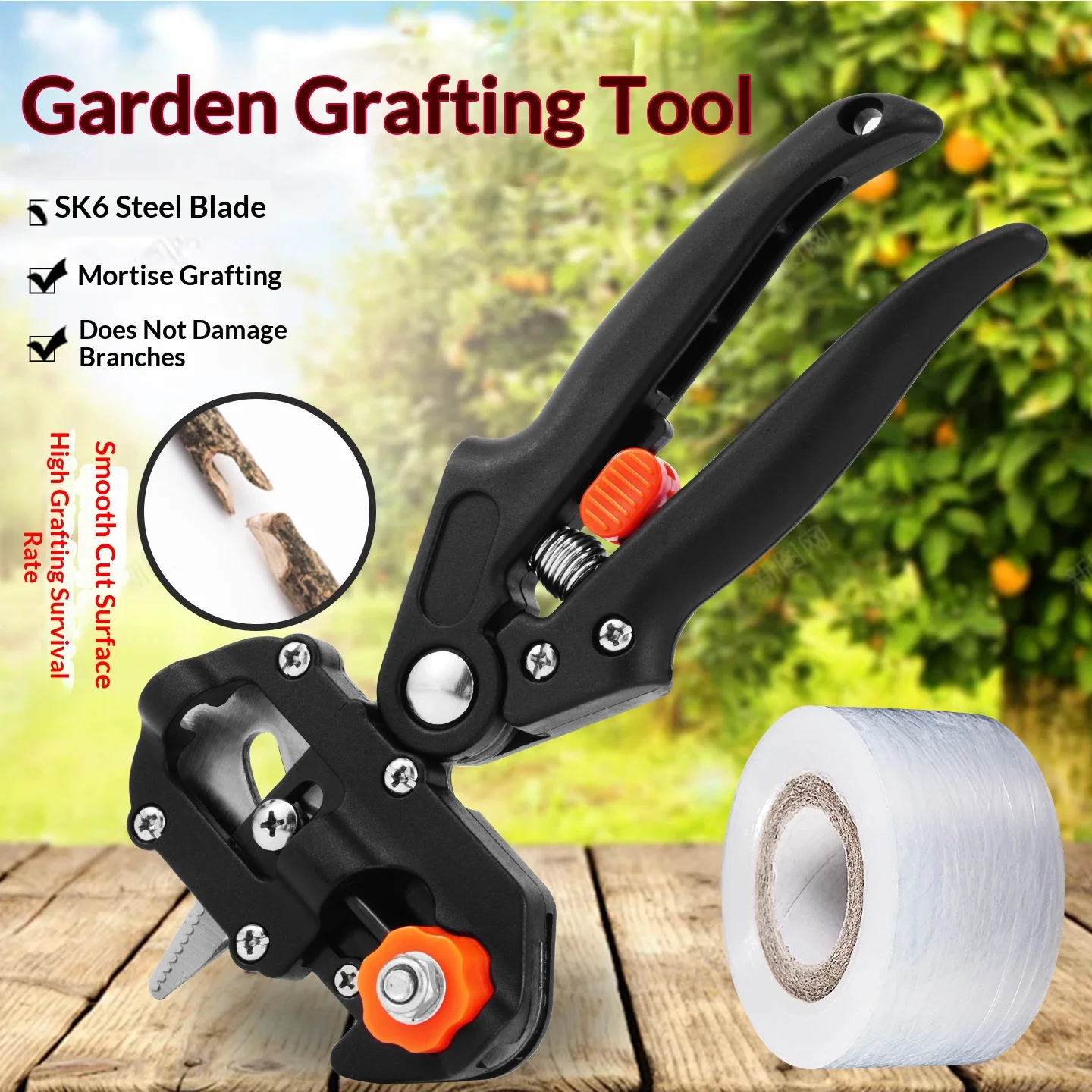 

Fruit Tree Multifunctional Grafting Scissors, Full Set Of Budding Knives, Professional Sapling Grafting Machine, Forestry Tools