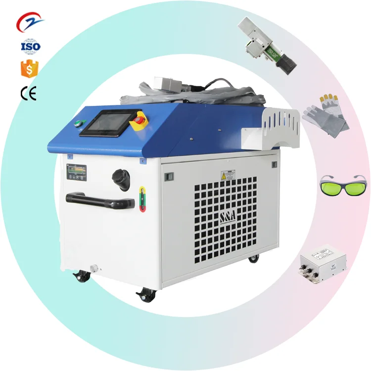 ZHONGCAN Draagbare Laser Reinigingsmachine Apparatuur Roest Verwijdering metaaloxide Cleaner Handheld 1000W 1500W 2000W 3000W