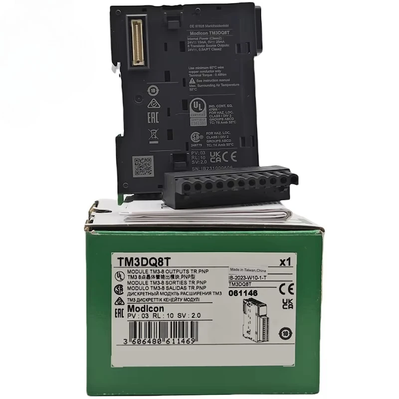 New Original Automate Modicon TM3 Discrete Output Module TM3DQ8T Programmable Logical Controller