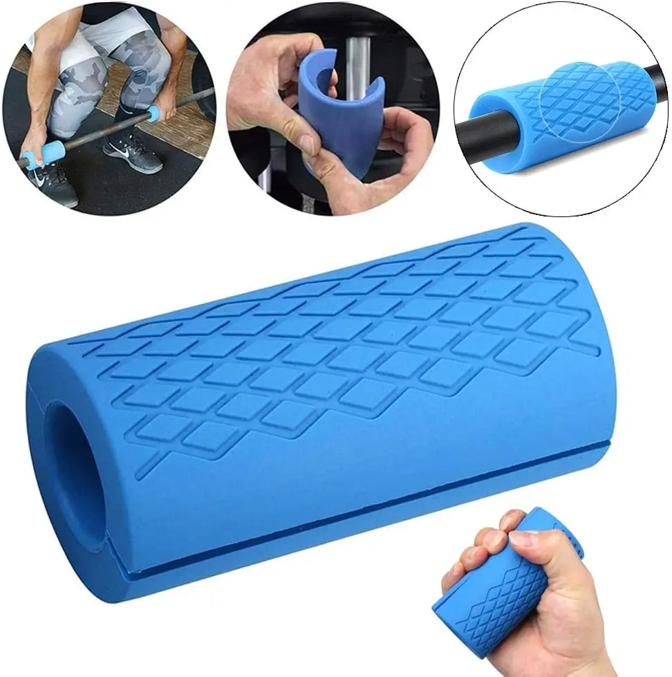 1/2PCS Barbell Dumbbell Booster Grip Portable Fitness Equipment Fitness Equipment Accessories Avoid Injury Increase Friction