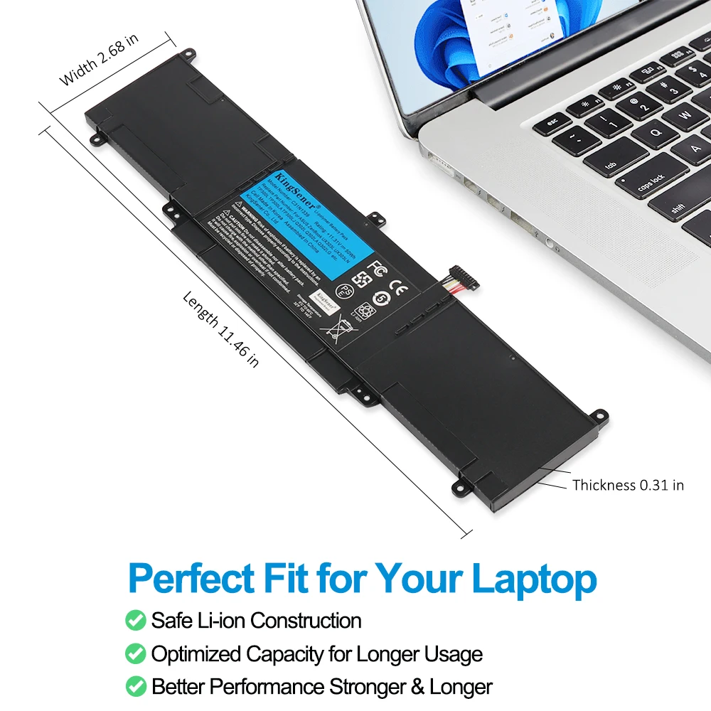 KingSener C31N1339 Laptop Battery For ASUS Zenbook UX303L UX303LN TP300L TP300LA TP300LJ Q302L Q302LA Q302LG C31N1339 50WH