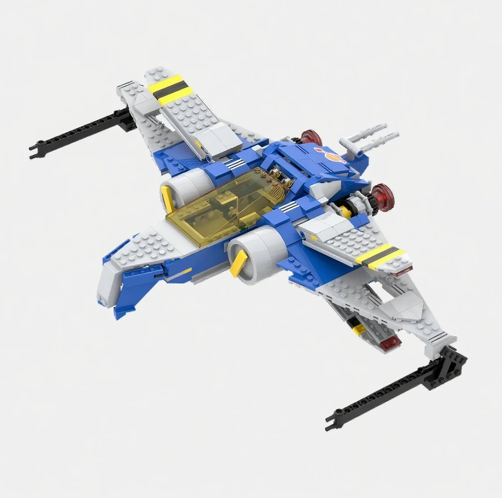 

651PCS MOC Space War Space Battleship MARS-170 War Model Fighter Building Blocks DIY Assembly Toys Children Boys Collection Gift