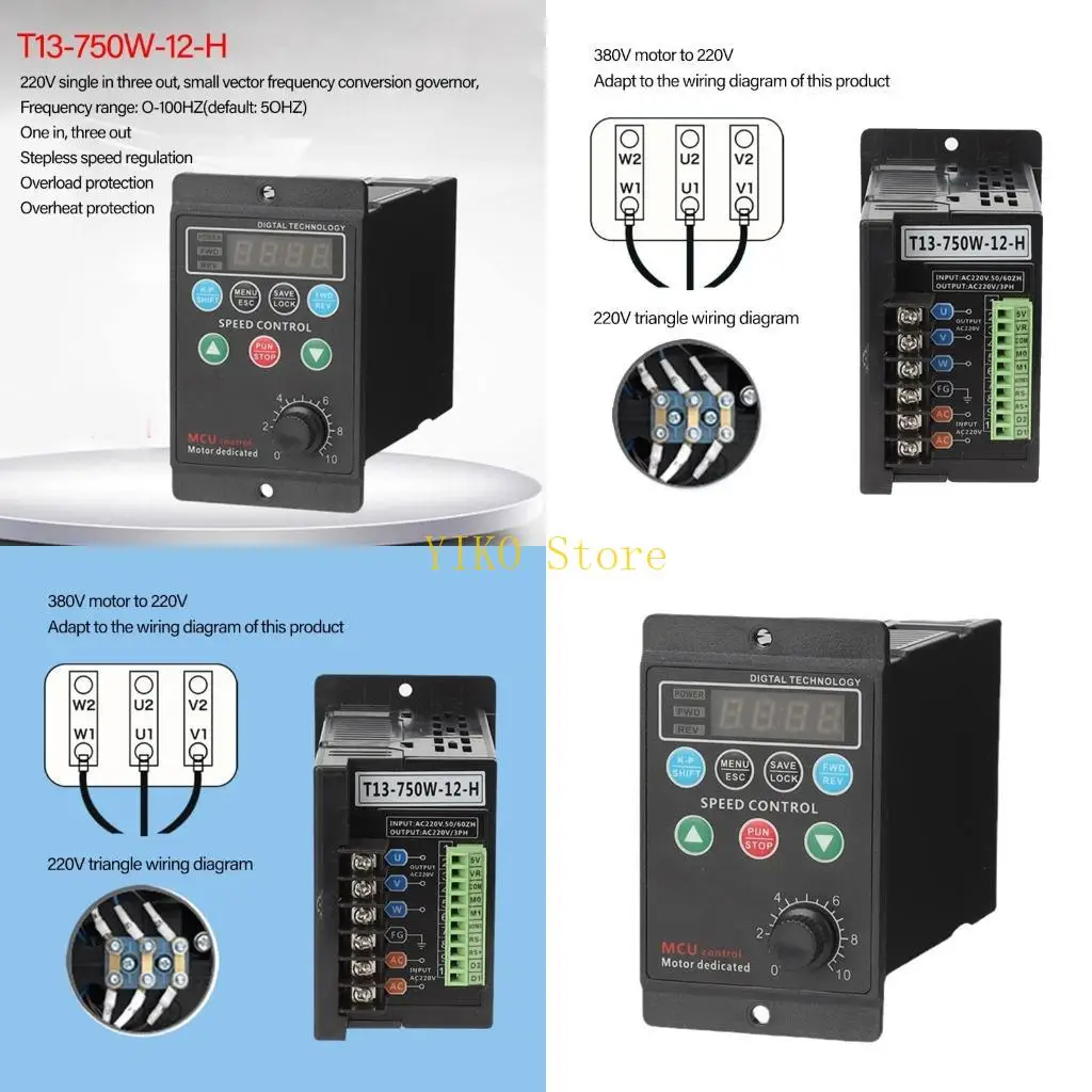 

K32C Programmable Motor Controller T13-750W-12-H For Machine Tool And Fan Application