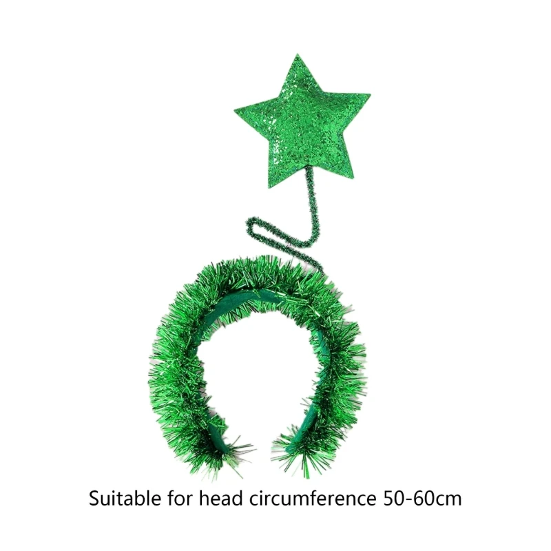 Carnaval bandana lavagem rosto cabelo titular maquiagem hairband com lantejoulas ouropel estrela