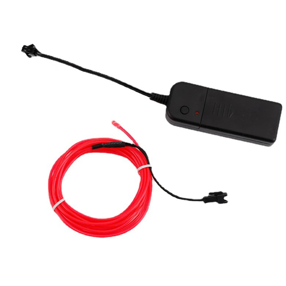 3V 16.4ft/5M Neon Light Dance Party Decor Light USB Neon LED lamp Flexible EL Wire Rope Tube Waterproof LED Strip Tape Drop ship