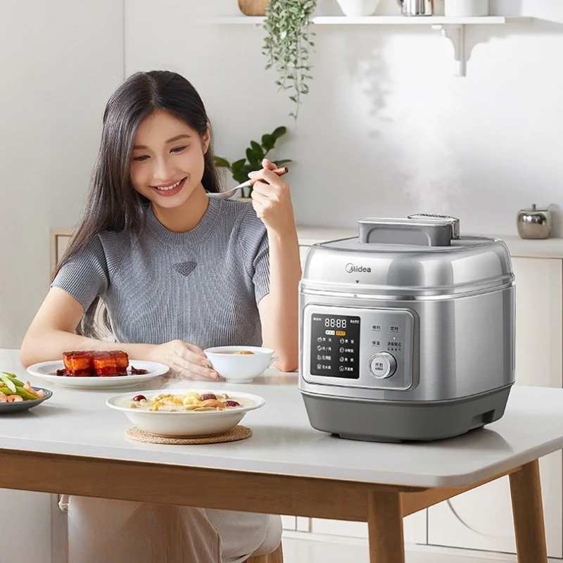 Zero Fluoride Zero Coating Pressure Cooker, 2026 New Titanium Electric Pressure Cooker with 316 Stainless Steel Inner Pot