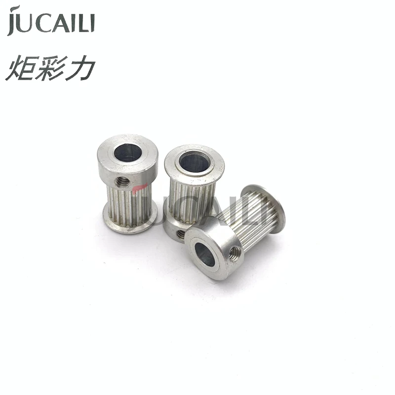 JUCAILI New 20 Teeth motor gear for Mi_ma_ki jv33 jv50 Belt Pulley Printer GT2 Timing Belt Pulley Motor wheel