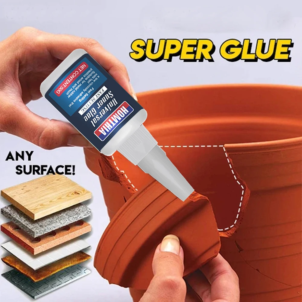 50ML Multifunction Uniglue Universal Super Glue Strong Plastic Glue For Resin Ceramic Metal With Durable Adhesive Power PVC Glue