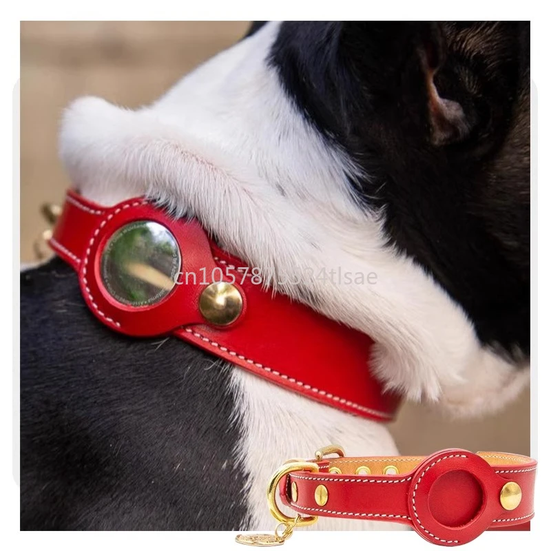 

Pet Anti-lost Collar Dog Gps Positioning Collar Protective Leather Case
