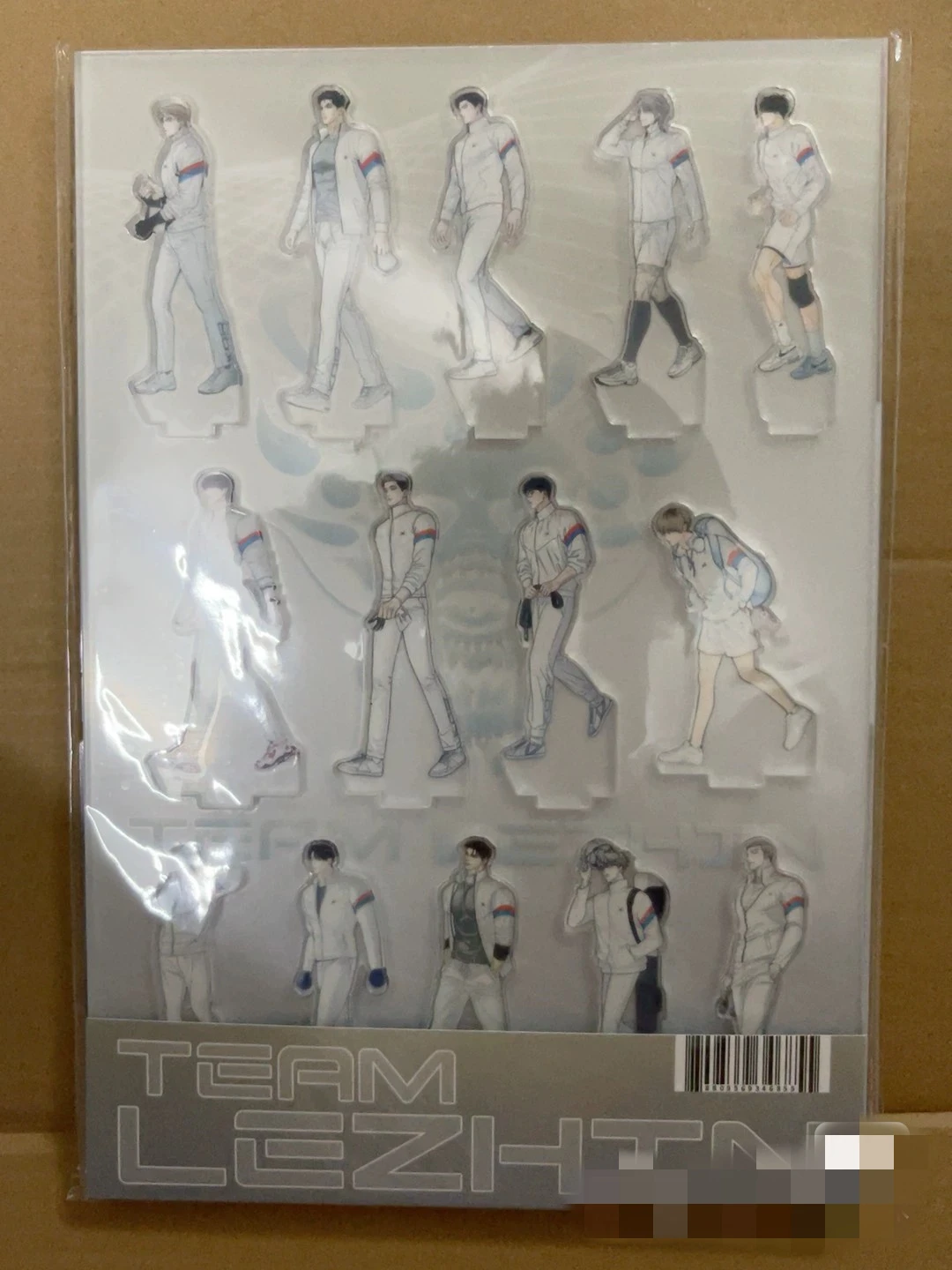 Official Full Set Korean Manhwa 2024 Season's Greetings Team Lezhin Acrylic Stand 2024 Calendar Team Lezhin