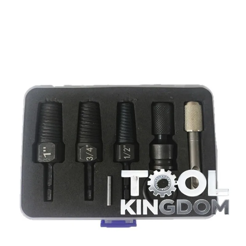 

Pipe Broken Screw Extractor & Angle Valve Extractor, Universal for Electric Drill & Manual, Multi-Function Adapter Set