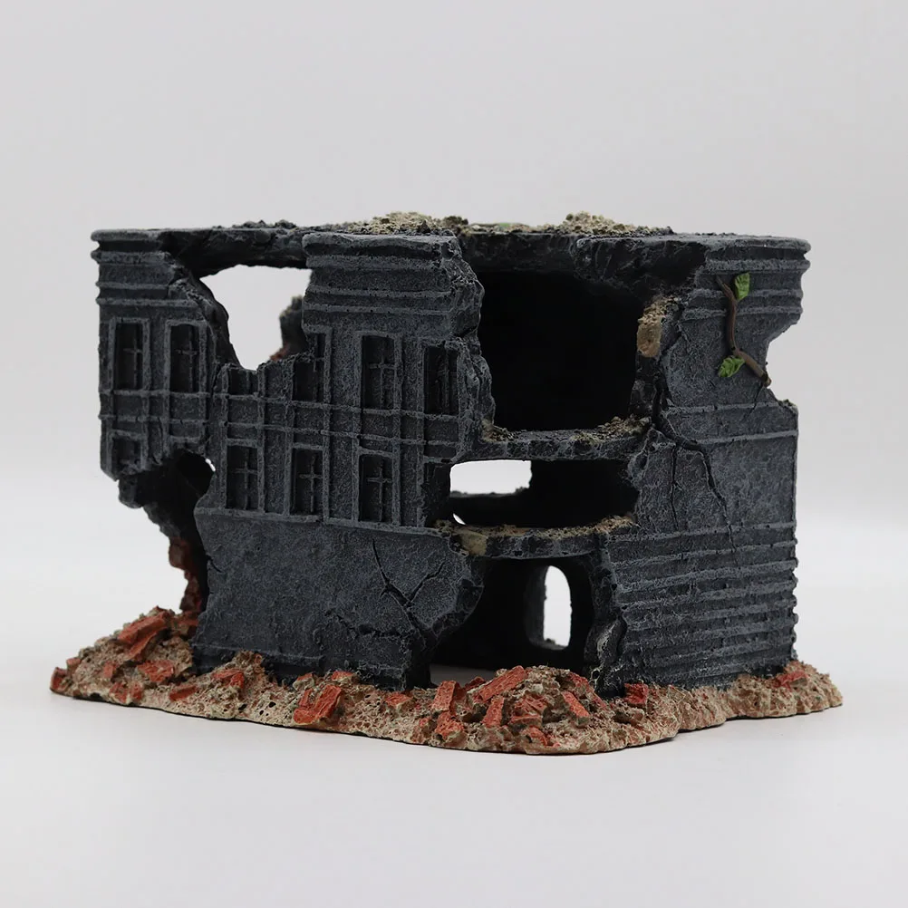 

Fish Tank Decoration Resin Aquarium Decor for Small Fish Hideout Natural Realistic Modeling Lightweight Unique Landscape