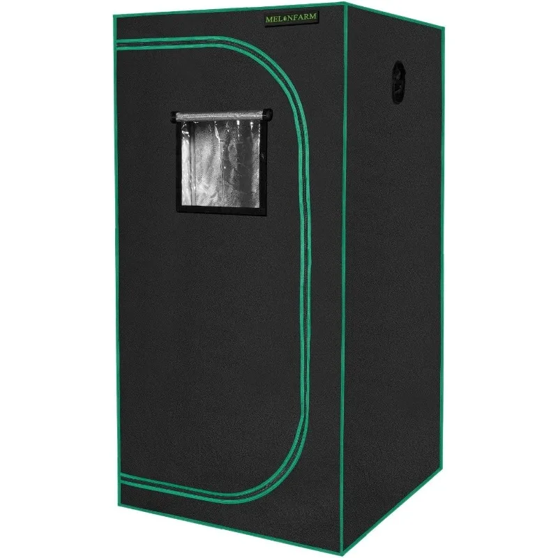 

3x3 Grow Tent, 36"x36"x72'' High Reflective 600D Diamond Mylar Canvas with Observation Window and Floor Tray for Hydroponic