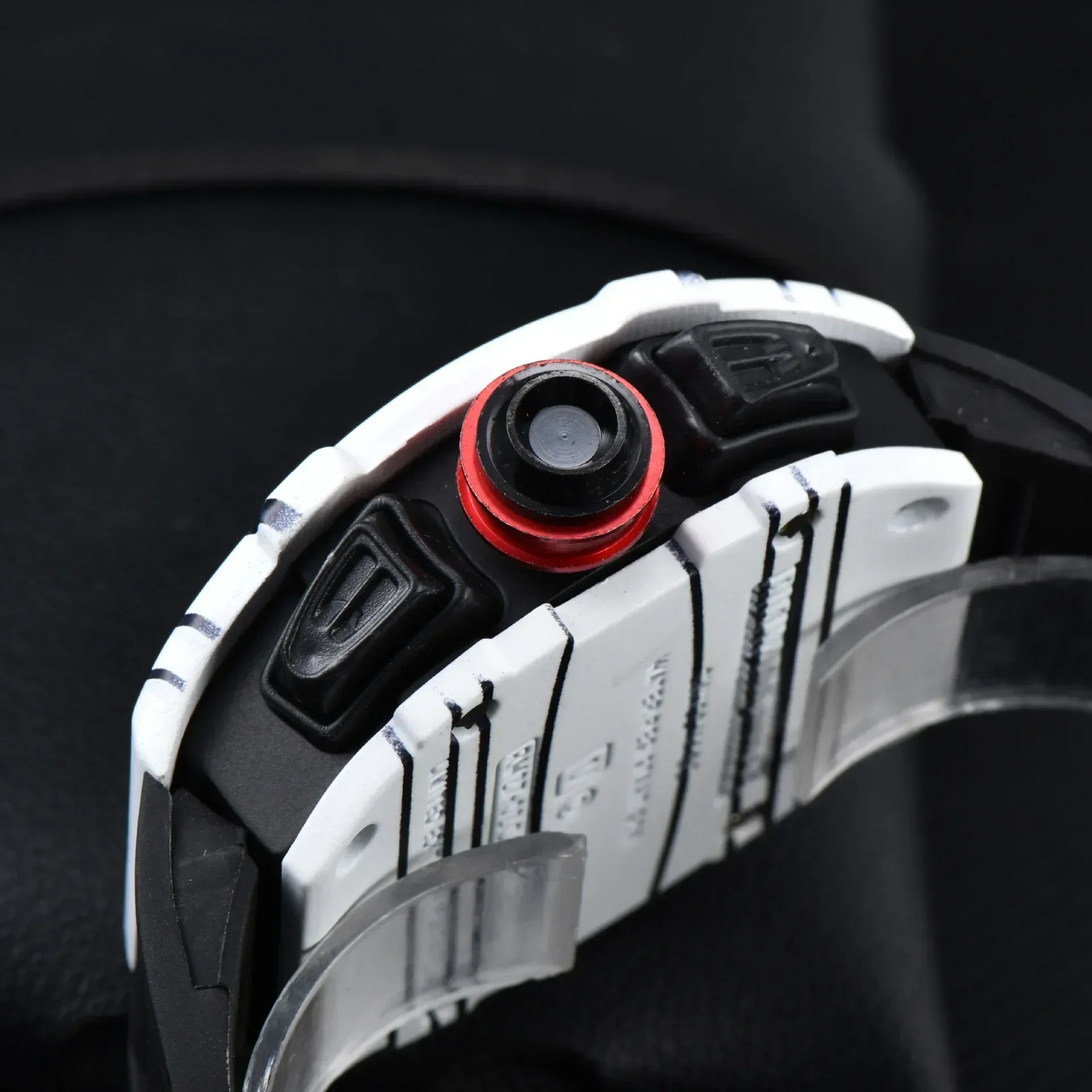 2025 جديد عادية جوفاء التلقائي ساعة اليد الذكور موضة فاخرة رجالي كوارتز ساعة ميكانيكية للرجال التقويم مقاوم للماء #4