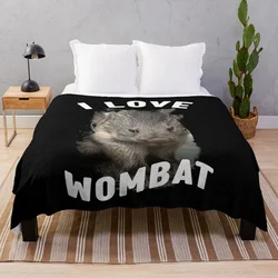 Australian Wombat Cute Wombat Baby Wombat Throw Blanket Heavy For Decorative Sofa Blankets