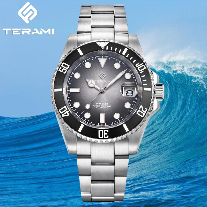 

LIGE Лучший бренд TERAMI ​ Механические часы, роскошные деловые светящиеся японские водонепроницаемые часы NH35, мужские наручные часы с автоматической датой