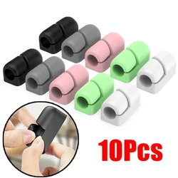 1-10Pcs Cable Clip Adhesive Silicone Cable Holders Organizer Desk Cable Management Clips Wire Cord Holder In Office Home Car