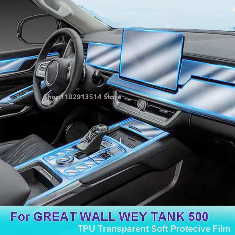 

Anti-Scratch Sticker Easy Installation For GREAT WALL WEY TANK 500 Interior Protection Film Dashboard Center Console Screen
