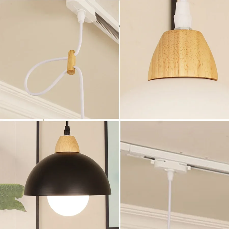 1PC Nordic LED Track Light Aluminum LED Pendant Lamps Track Rail Spotlight Track Rail Lamps Fixture For Clothing Store Window