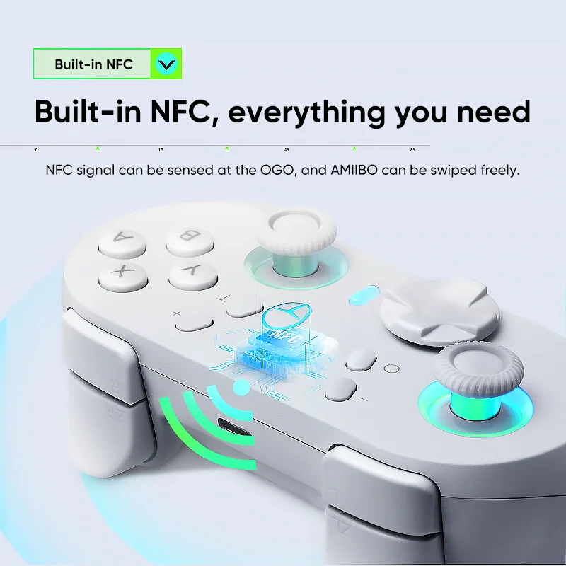 ThundeRobot G45 Pro Three-mode Wireless Gamepad Gaming Controller Hall Effect Built-in NFC  for Switch Windows PC STEAM TV