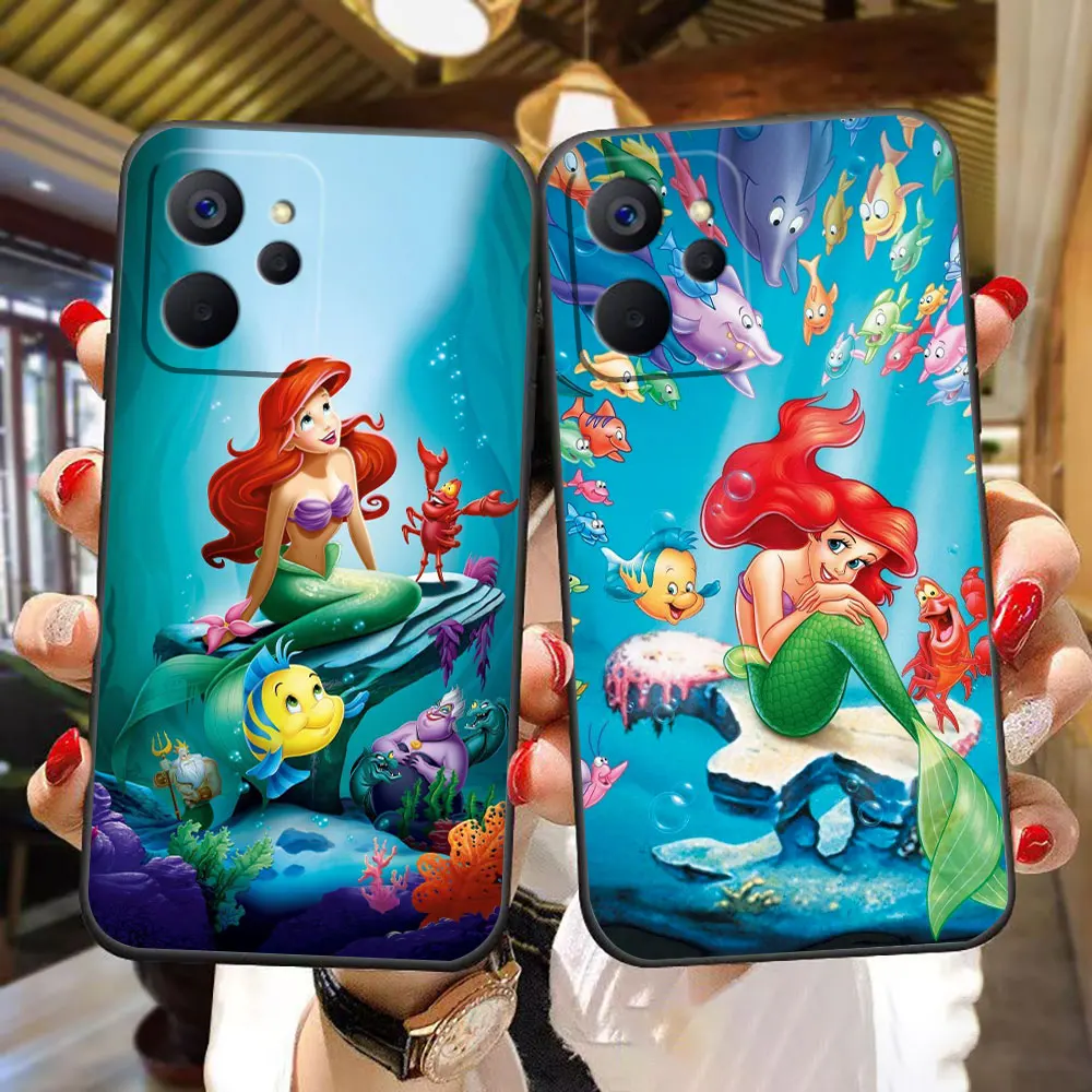 

Mermaid Princess Ariel Phone Case For Realme C75 C65 C63 C55 C53 C35 C33 C30S C21 C20 C15 C11 GT NEO 2 NARZO 50 X50 TPU Case