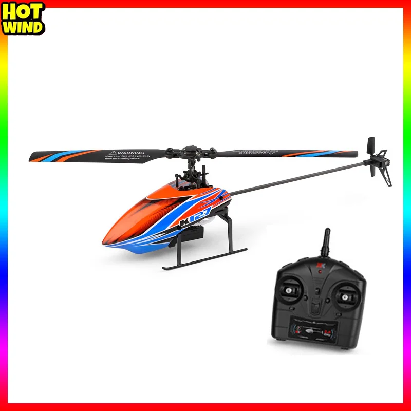 Wltoys K127 Self Stabilizing 6-axis Gyroscope 4ch Flybarless Altitude Hold Rc Helicopter Body Remote Control Helicopter Toy Gift