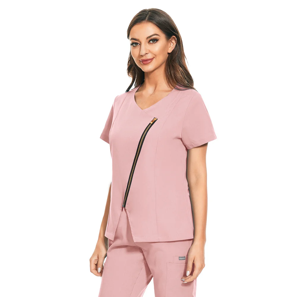 Hospital Doctor Clothes Nurse Scrub Tops New Joggers Tops Plastic Surgery Hospital Nursing Uniform Surgical Workwear Nurse Shirt