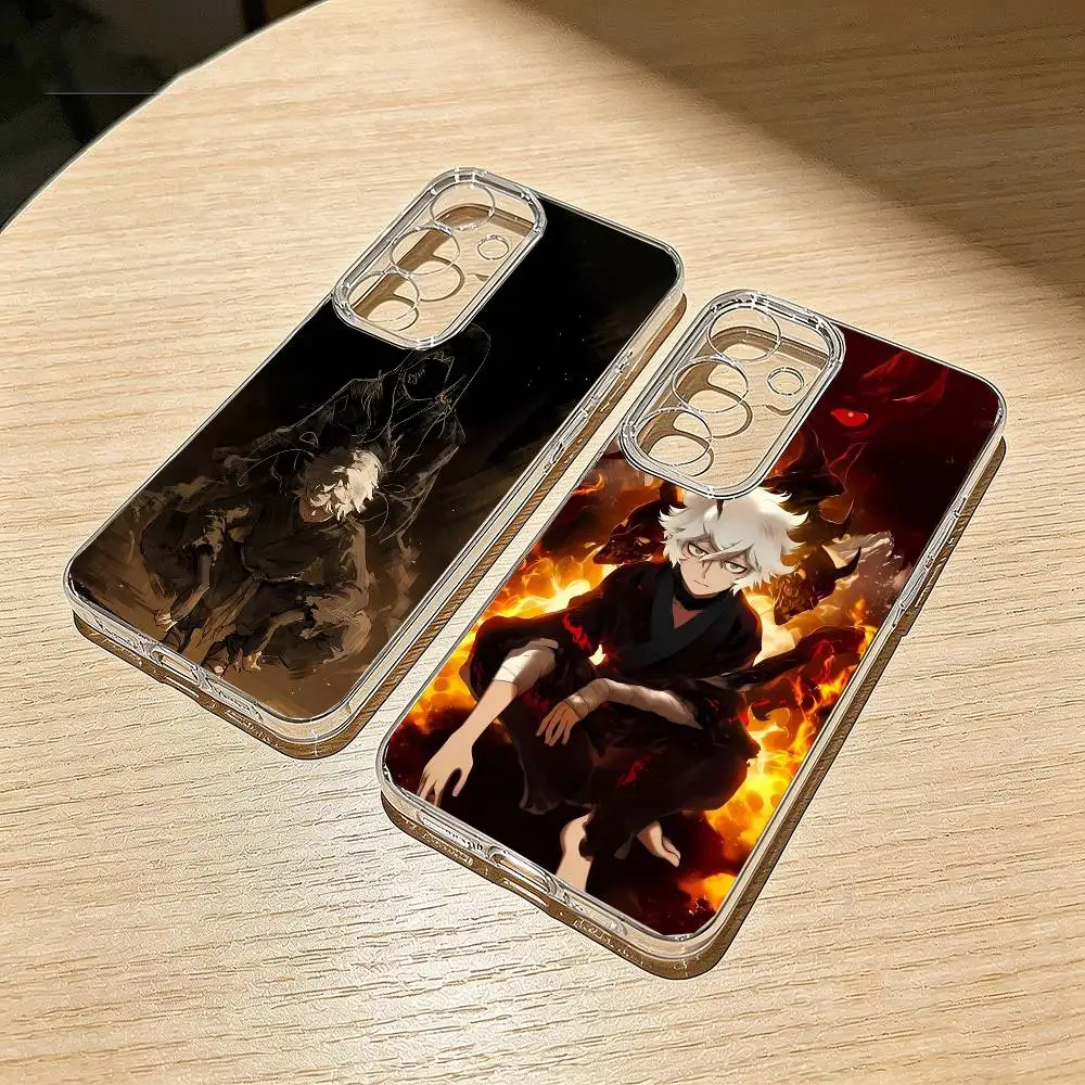 

G-Gabimaru H-Hells Paradise Phone Case For Samsung S25,S24,S21,S22,S23,S30,Ultra,S20,Plus,Fe,Note,10,9,5G Transparent Cover