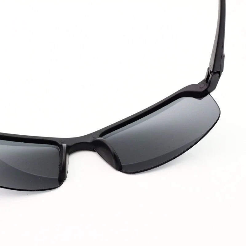 New 2PCS Night Vision Sun Protection Glasses Men Anti-Glare Driving Goggle Half Frame Polarized Sunglasses For Driver UV400