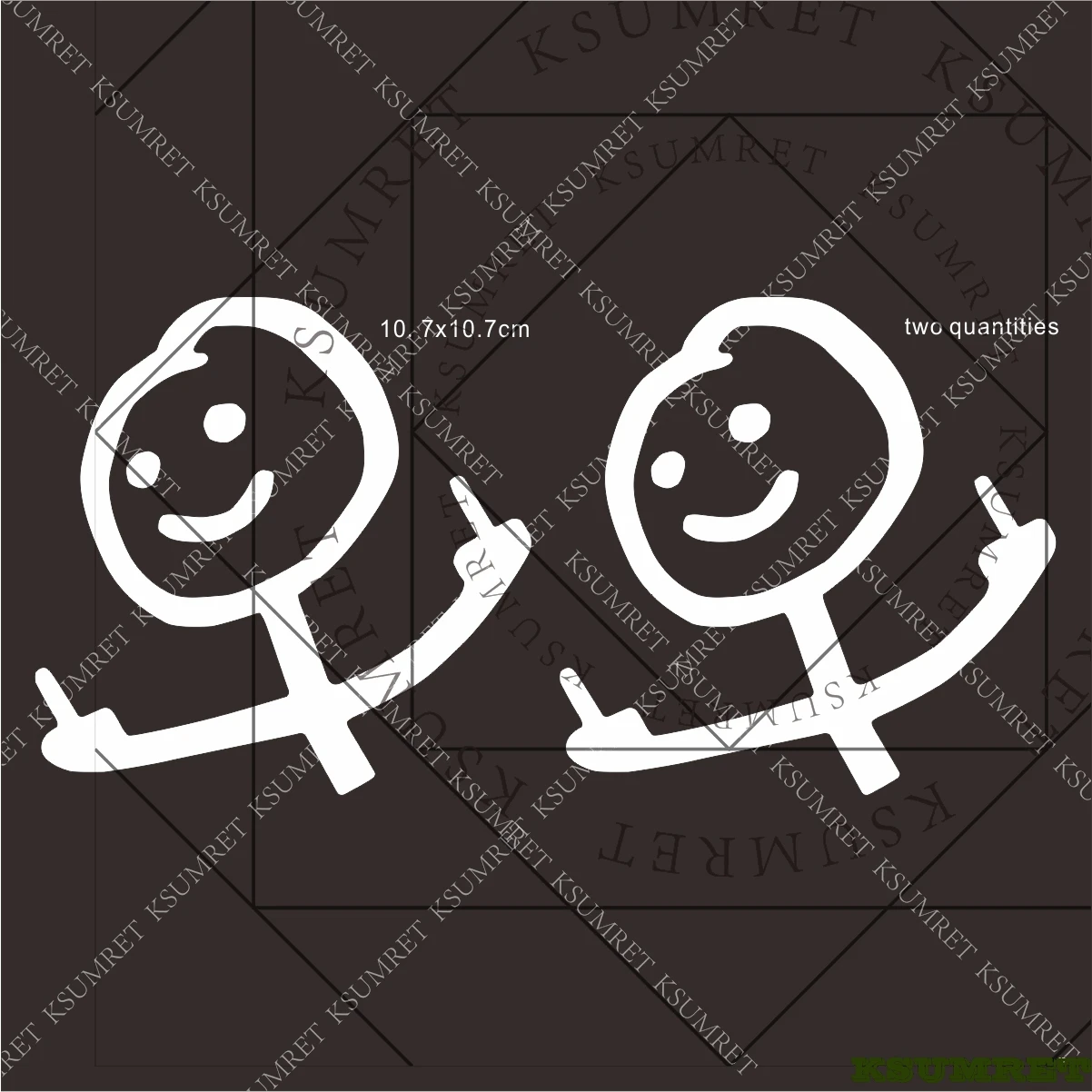 

For car creative personality reflective stick waterproof car sticker