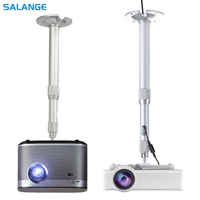 Salange Projector Stand Universal Projector Ceiling Bracket Wall Mount for XGIMI JMGO DLP Mini Beamer YG300 J15 LED Projetor