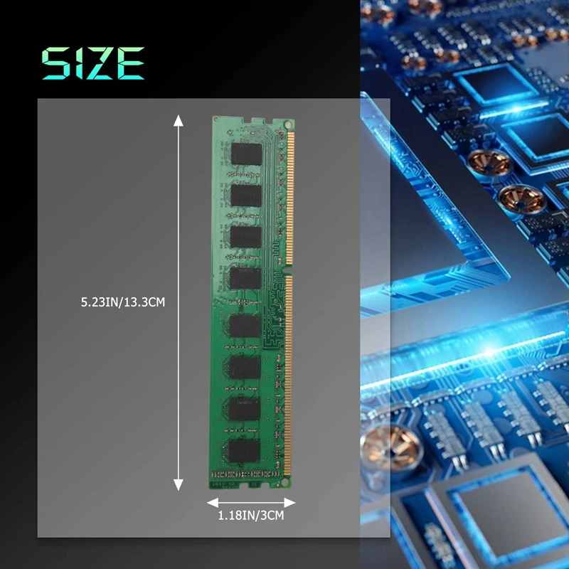 DDR3 4G RAM Memory 1333Mhz 240 Pins Desktop Memory PC3-10600 DIMM RAM Memoria For AMD Dedicated Memory