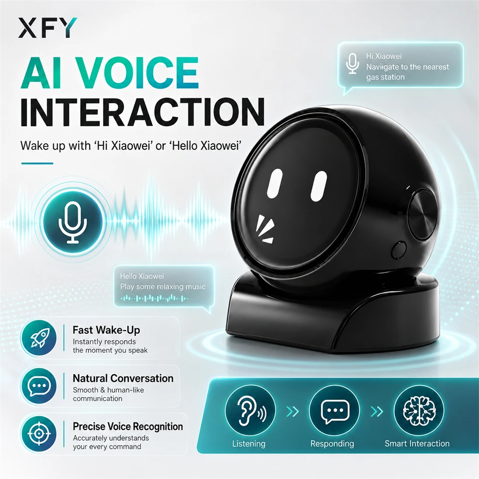 Robô de Voz AI XFY para Carro, - Musical Instrument Of India avaliação e preço